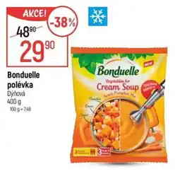 Globus Bonduelle dýňová polévka nabídka