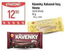 Globus Vesna kávenky nabídka