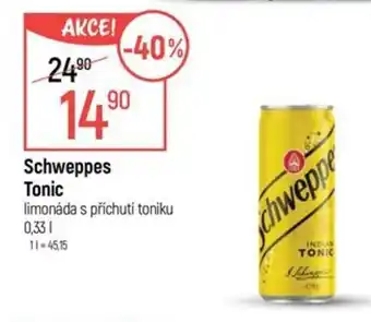 Globus Schweppes Tonic nabídka