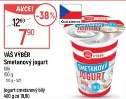 Globus Váš výběr smetanový jogurt bílý nabídka