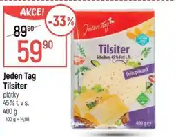 Globus Jeden Tag Tilsiter plátky nabídka