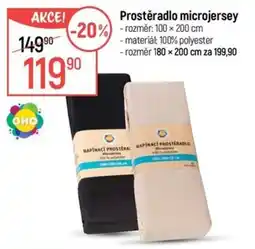 Globus Oho prostěradlo microjersey nabídka