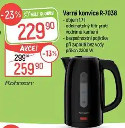 Globus Rohnson varná konvice R-7038 nabídka