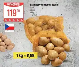 Globus Brambory konzumní pozdní žluté balené nabídka