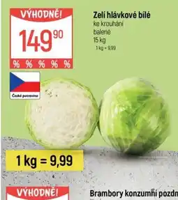 Globus Zelí hlávkové bílé nabídka