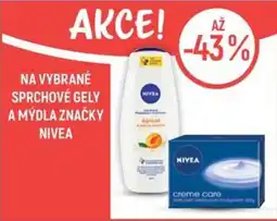 Globus Nivea sprchové gely a mýdla nabídka
