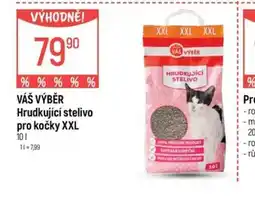 Globus Váš výběr hrudkující stelivo pro kočky xxl nabídka