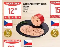 Globus Globus lyonsky paprikovy salam nabídka