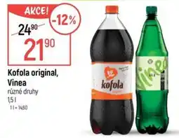Globus Kofola original, Vinea nabídka