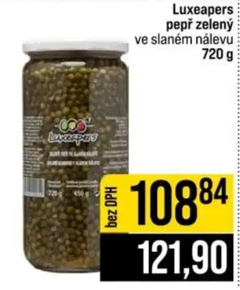 Luxepers pepř zelený ve slaném nálevu