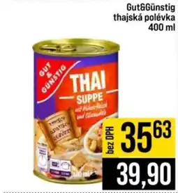 Jip Gut&Günstig thajská polévka nabídka