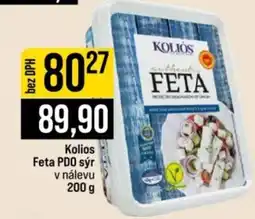 Jip Kolios feta pdo sýr nabídka