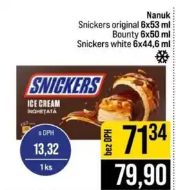 Jip Nanuk Snickers nabídka