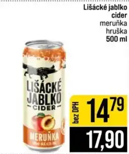 Jip Lišácké jablko cider meruňka nabídka