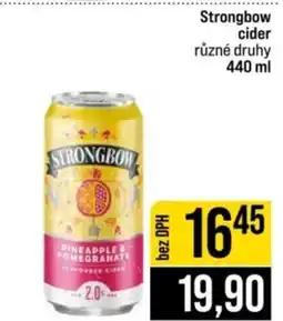 Jip Strongbow cider nabídka