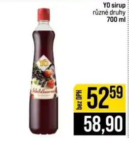 Jip YO sirup nabídka