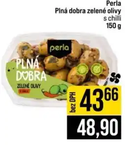 Jip Perla plná dobra zelené olivy s chilli nabídka