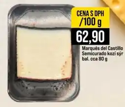 Jip Marqués del Castillo Semicurado kozí sýr nabídka