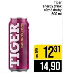 Jip Tiger energy drink nabídka