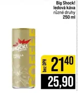 Jip Big Shock! ledová káva nabídka