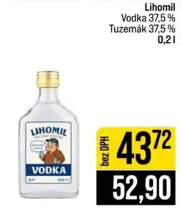 Jip Lihomil vodka nabídka