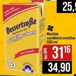 Jip Matilde vanilková omáčka nabídka