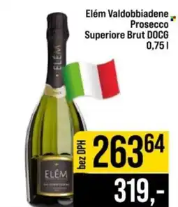 Jip Elém Valdobbiadene Prosecco Superiore Brut DOCG nabídka
