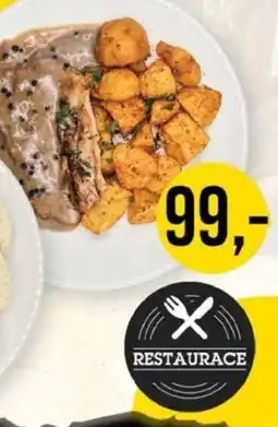 Jip Kureci Steak Peprova Omacka Opecene Brambory nabídka