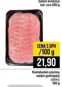 Jip Kostelecké uzeniny salám gothajský plátky nabídka