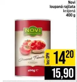 Jip Novi loupaná rajčata krájená nabídka