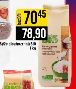 Jip Carrefour rýže dlouhozrnná BIO nabídka