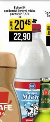 Jip Bohemilk opočenské čerstvé mléko plnotučné 3,5 % nabídka