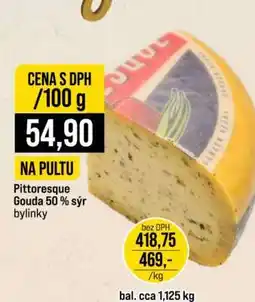 Jip Pittoresque Gouda 50 % sýr bylinky nabídka
