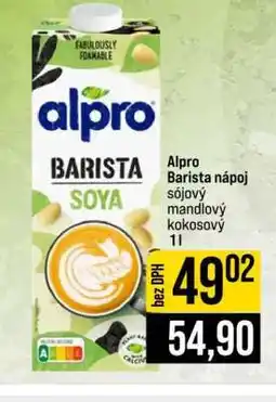 Jip Alpro Barista nápoj nabídka