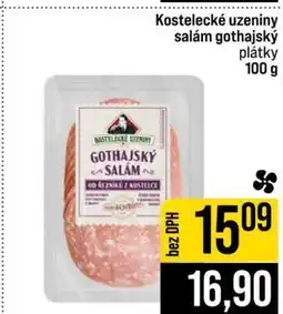 Jip Kostelecké uzeniny salám gothajský plátky nabídka