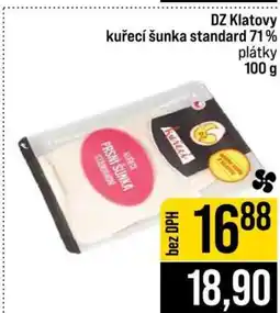 Jip DZ Klatovy kuřecí šunka standard 71 % nabídka