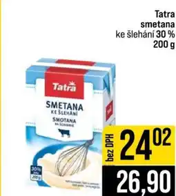 Jip Tatra smetana ke šlehání 30% nabídka