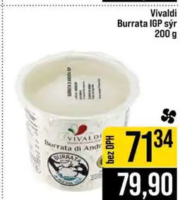 Jip Vivaldi Burrata IGP sýr nabídka