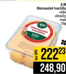 Jip A.W. Olomoucké tvarůžky nabídka
