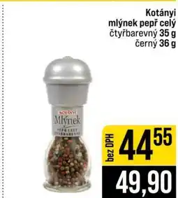 Jip Kotányi mlýnek pepř celý nabídka