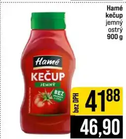 Jip Hamé kečup jemný ostrý 900 g nabídka