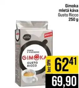 Jip Gimoka mletá káva Gusto Ricco nabídka