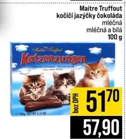 Jip Maitre Truffout kočičí jazýčky čokoláda nabídka