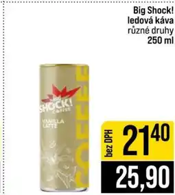 Jip Big Shock! ledová káva nabídka
