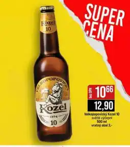 Jip Velkopopovický Kozel 10 nabídka