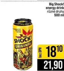 Jip Big Shock energy drink nabídka