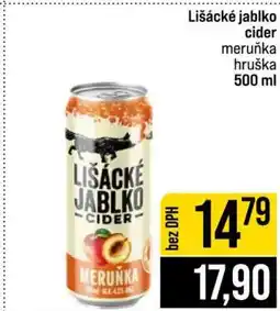 Jip LIŠÁCKÉ JABLKO Cider nabídka