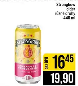 Jip Strongbow cider nabídka