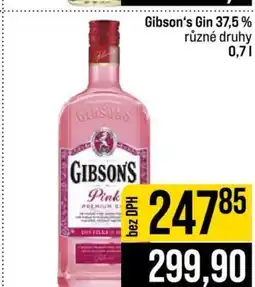 Jip Gibson‘s Gin 37,5 nabídka