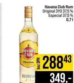 Jip Havana Club Rum nabídka